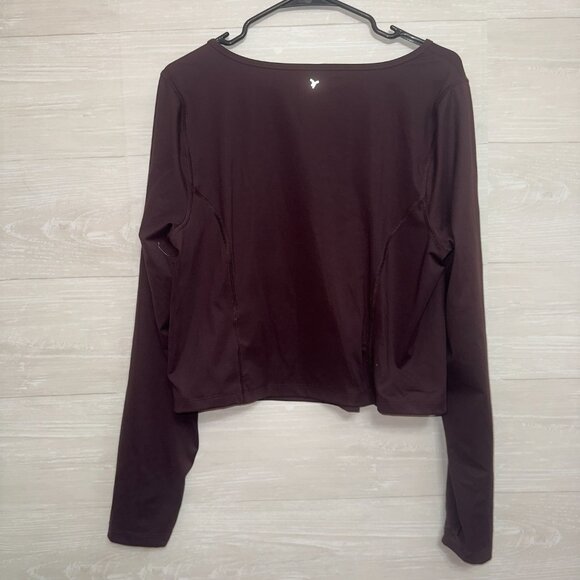 Old Navy Women's Long Sleeve Tee - Dark Purple - Picture 8 of 8